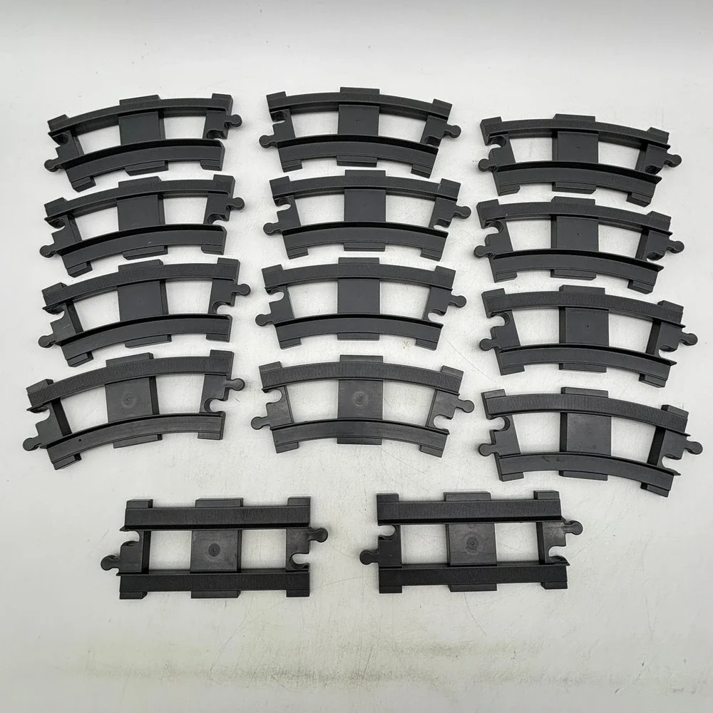 LEGO Duplo Thomas & Friends Gray Train Track Lot of 14 - 12 Curved 2 Straight